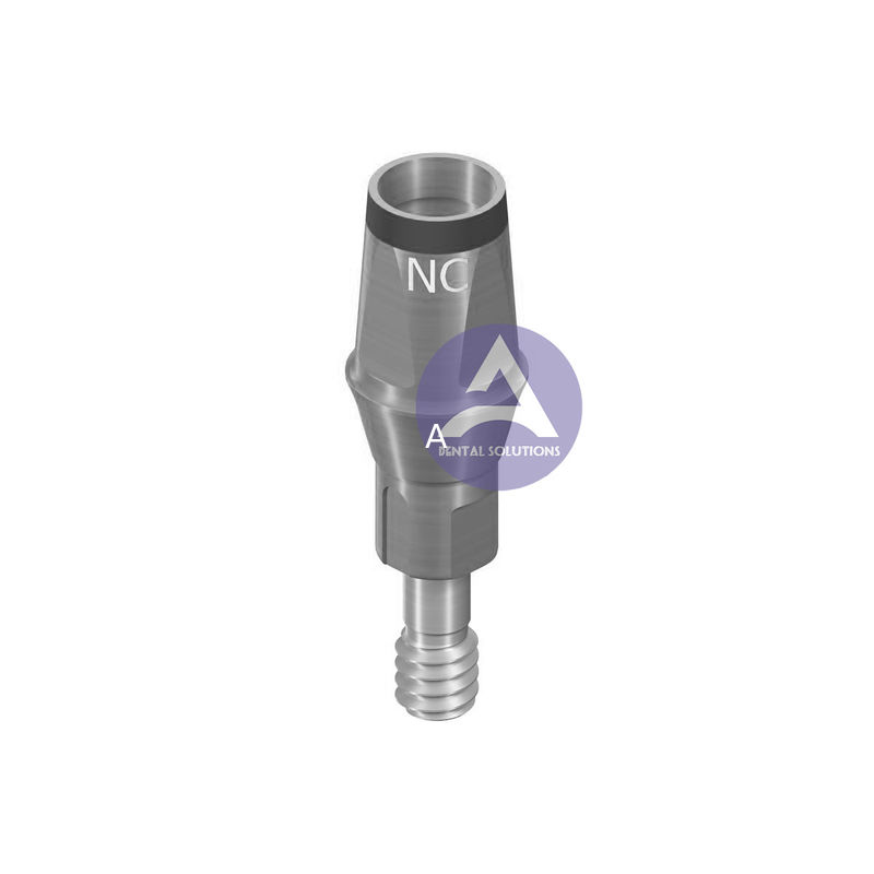 ITI Straumann Bone Level® Titanium Straight Cementable Abutment Compatible  NC 3.3mm, D:3.5mm, GH:1/2/3mm, AH:4/5.5mm